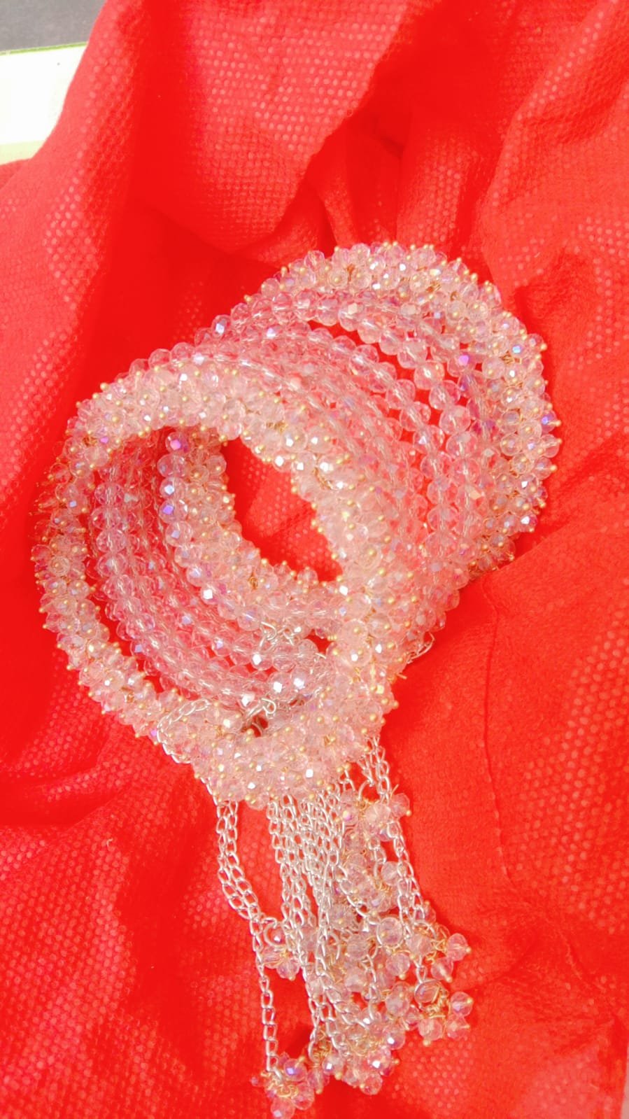 pink gajra bracelet set - Image 3